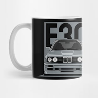 E30 Car Illustration - Grey Mug